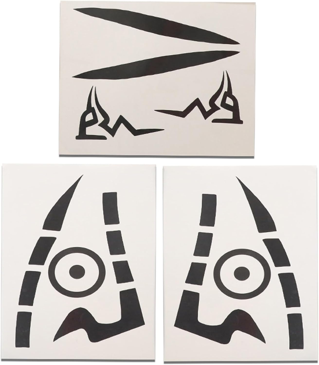 monenjoy 東京卍リベンジャーズ 柴大寿 黒龍 黒白 十字架 コスプレ タト ゥーシール 東リベ 小物 背中 しば たいじゅ 東リべ グッズ 人気 おしゃれ 飾り ファッション ハロウィン イベント 装備品 - Monenjoy