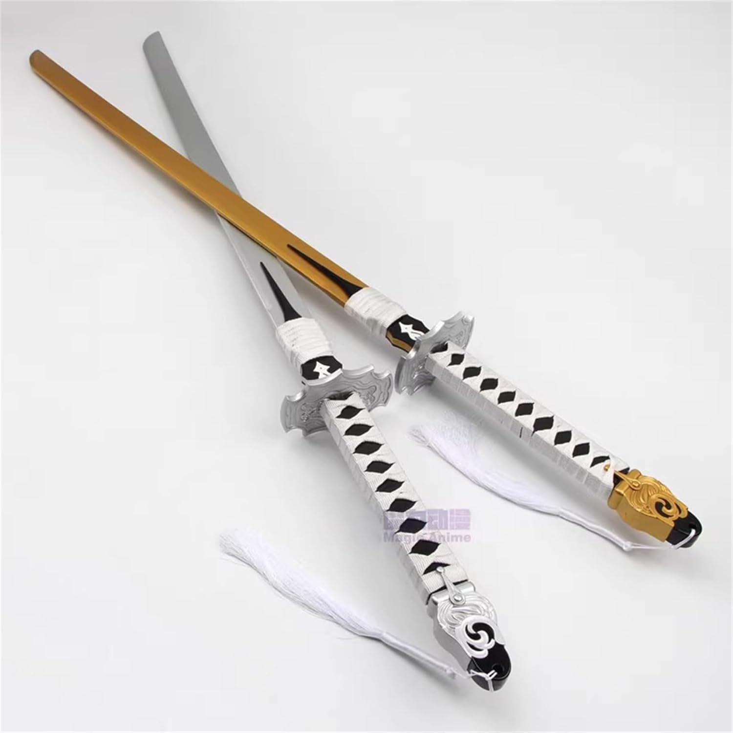 Monenjoy ニーアオートマタ レプリカコスプレ道具　 105cm PU製造 白の契約 黒の誓約 2B 9S 　花火大会 学園祭 ハロウィン 道具 武器 美術刀 ニーアオートマタ コスプレ - Monenjoy