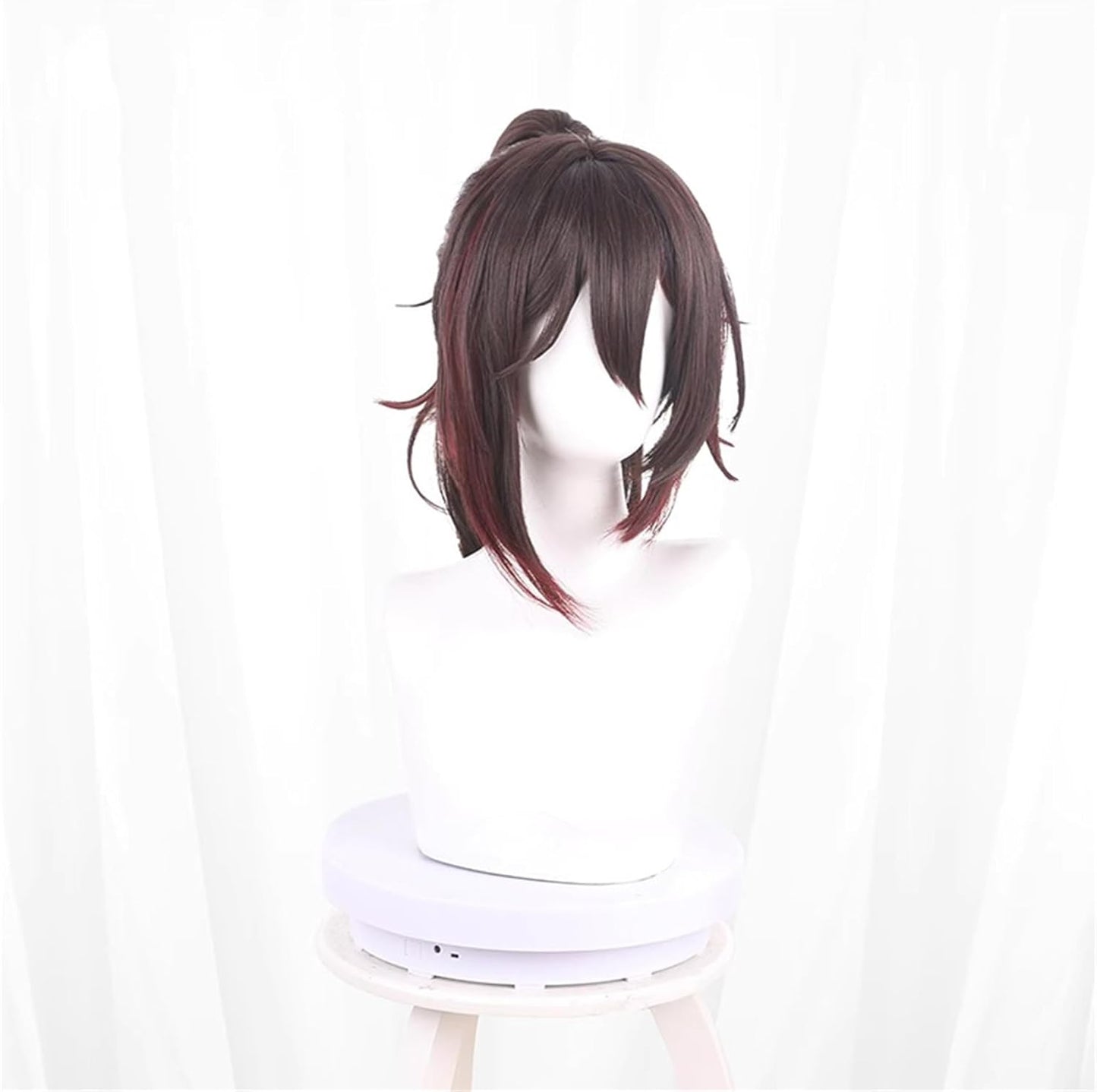 Monenjoy 崩壊スターレイル 桂乃芬 ウィッグ 80cm ロング 自然 ショート ボブ フルウィッグ ストレート ウイッグ wig かつら フルウィッグ ミディアム セミロング - Monenjoy