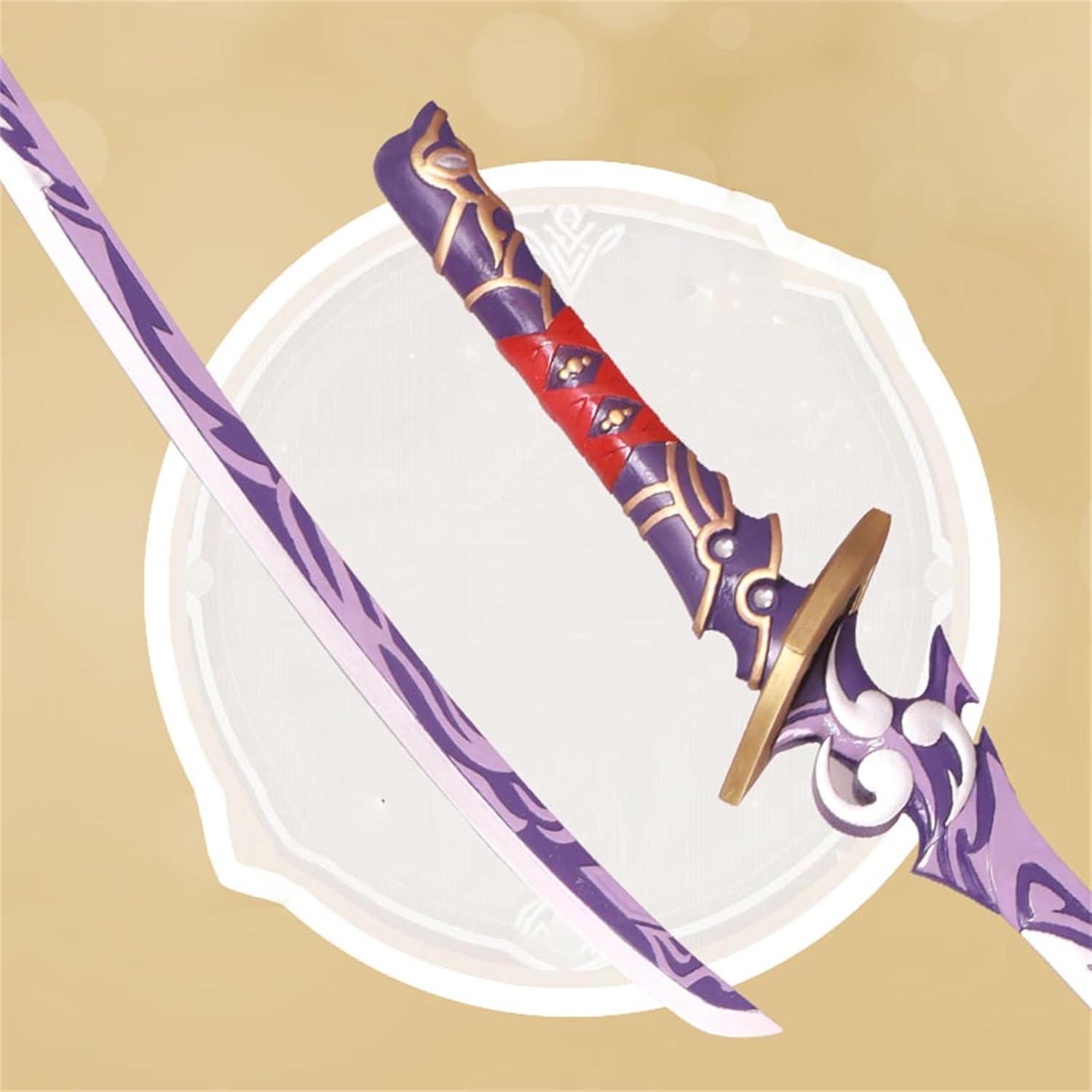 Monenjoy 原神 コスプレ道具 喜多院十文字槍 約181cm トーマ 雷電将軍 元素爆発 アクセサリー PU製造 cosplay 学園祭 イベント ハロウィン COS おもちゃ [並行輸入品] - Monenjoy