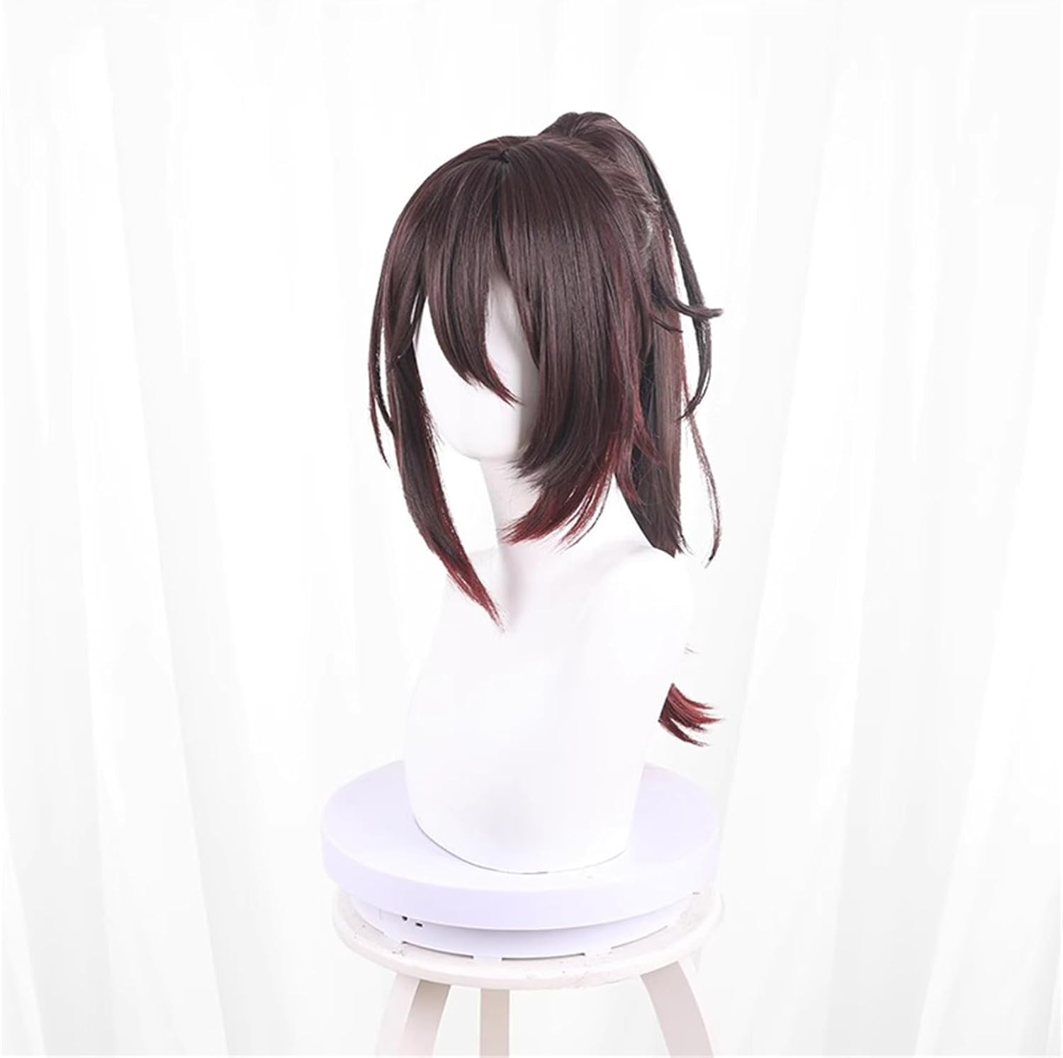 Monenjoy 崩壊スターレイル 桂乃芬 ウィッグ 80cm ロング 自然 ショート ボブ フルウィッグ ストレート ウイッグ wig かつら フルウィッグ ミディアム セミロング - Monenjoy