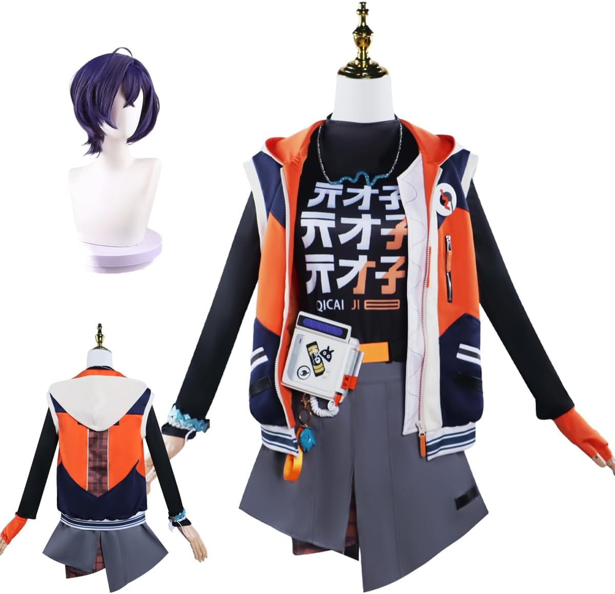 Monenjoy　ゼンレスゾーンゼロ エレン・ジョーウィッグ追加 コスチューム ゼンゼロ/ZZZ　コスプレ 衣装 イベント - Monenjoy