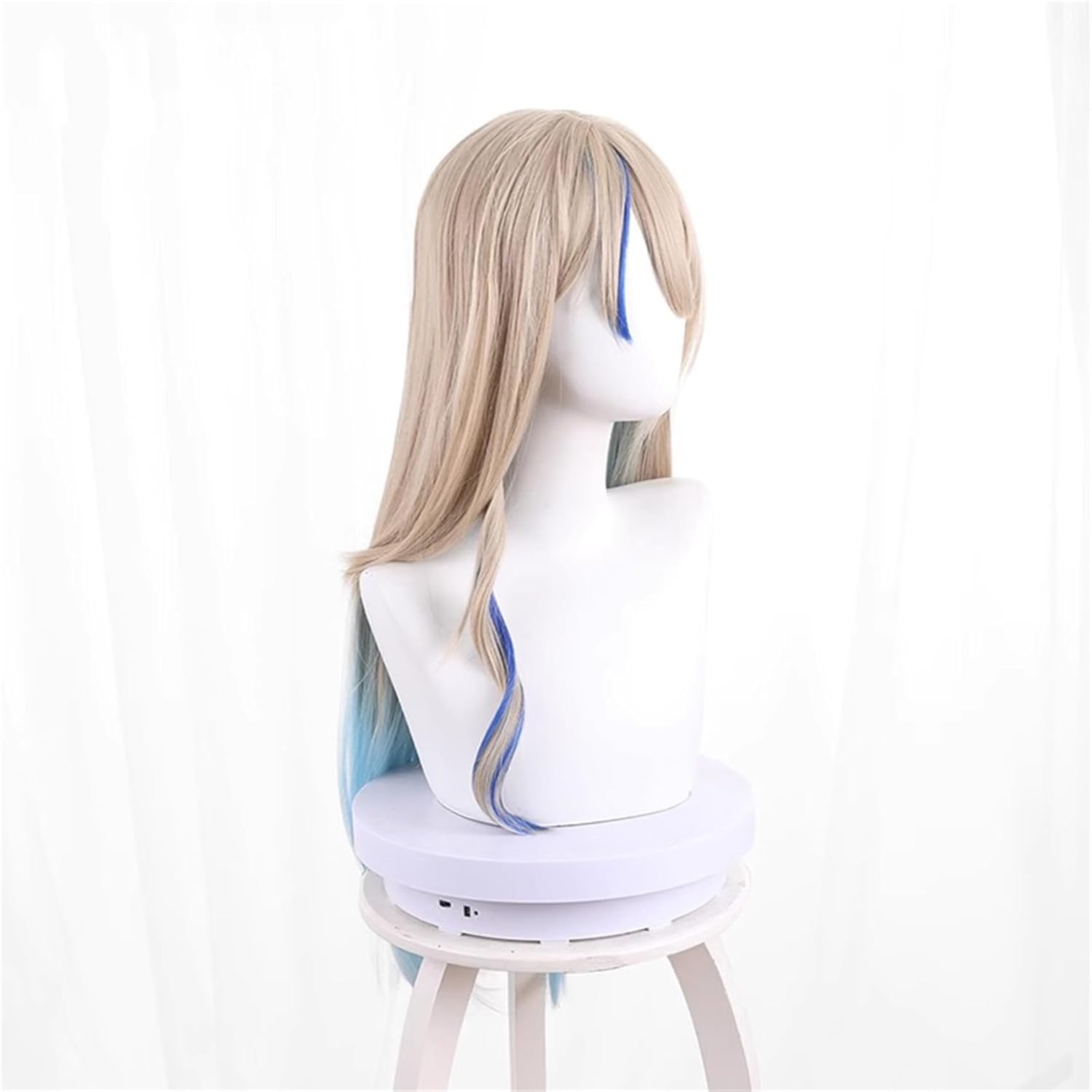 Monenjoy 崩壊スターレイル 桂乃芬 ウィッグ 80cm ロング 自然 ショート ボブ フルウィッグ ストレート ウイッグ wig かつら フルウィッグ ミディアム セミロング - Monenjoy