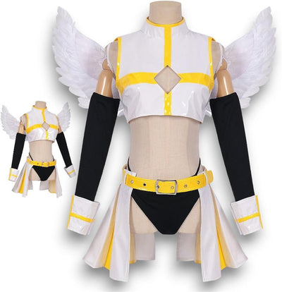 Monenjoy 2.5次元の誘惑 喜咲アリア コスチューム JK服 高校服 コスプレ衣装 髪飾り付 cosplay ハロウィン クリスマス 仮装 - Monenjoy