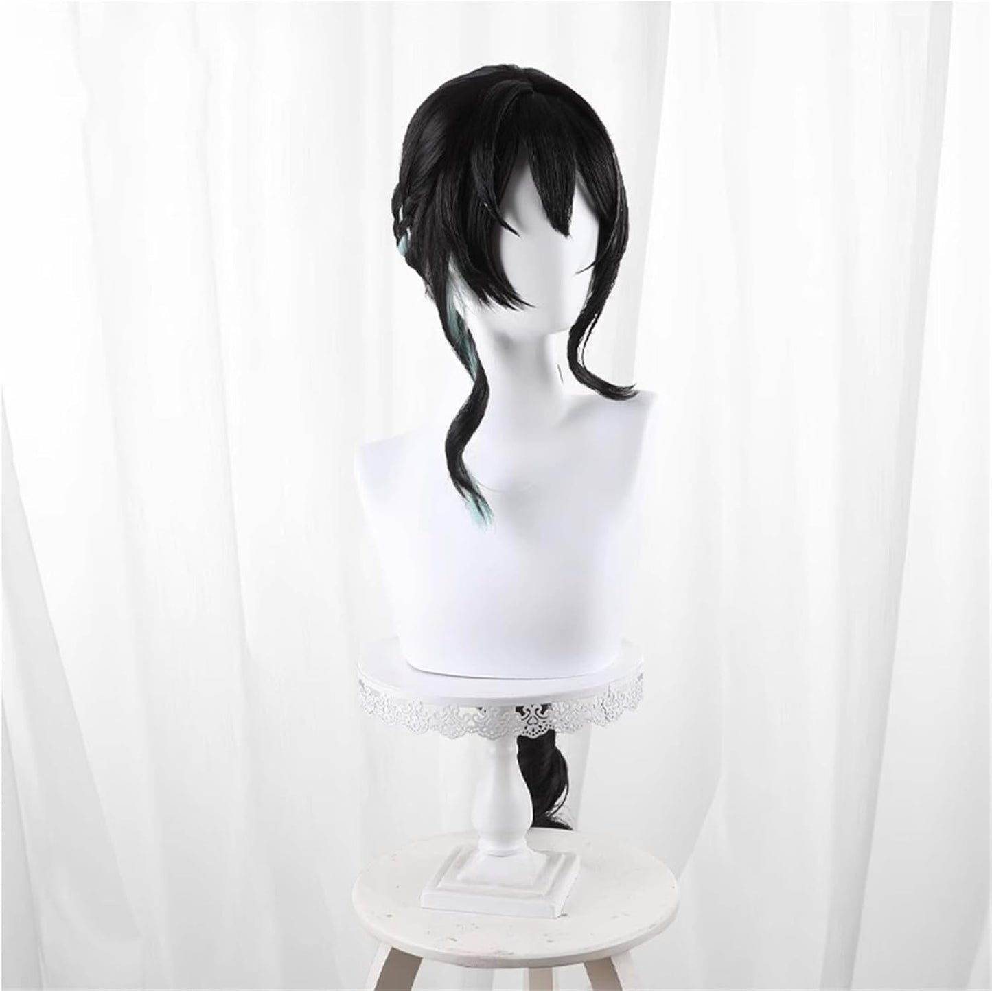 Monenjoy 崩壊スターレイル 桂乃芬 ウィッグ 80cm ロング 自然 ショート ボブ フルウィッグ ストレート ウイッグ wig かつら フルウィッグ ミディアム セミロング - Monenjoy