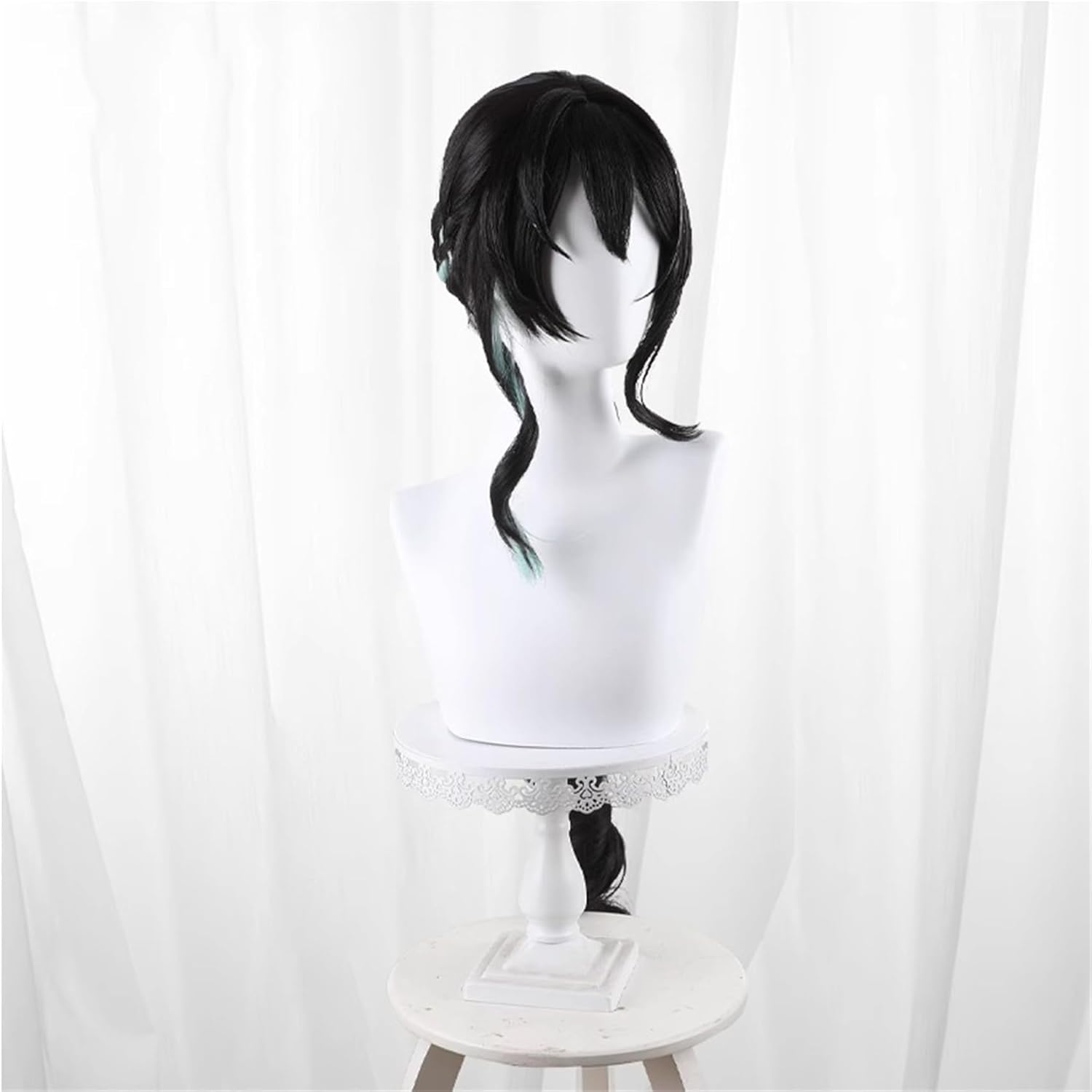 Monenjoy 崩壊スターレイル 桂乃芬 ウィッグ 80cm ロング 自然 ショート ボブ フルウィッグ ストレート ウイッグ wig かつら フルウィッグ ミディアム セミロング - Monenjoy