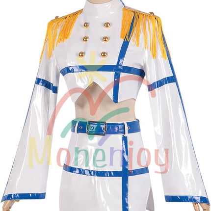 Monenjoy 2.5次元の誘惑 にごリリ 天乃リリサ コスチューム  JK服 高校服 ユニフォーム コスプレ衣装 髪飾り付 cosplay ハロウィン クリスマス 仮装 イベント スカート