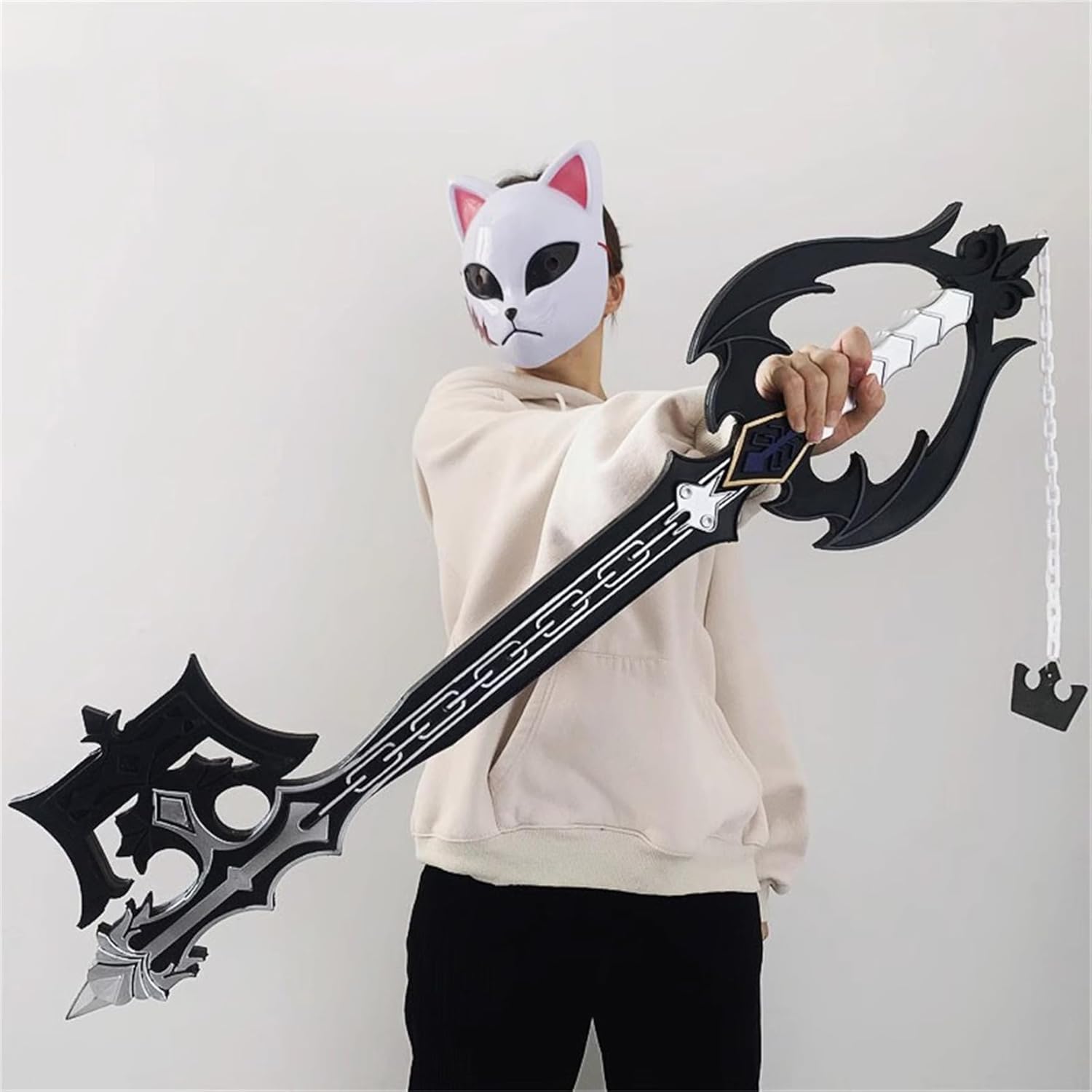 Monenjoy キングダムハーツ ソラ キーブレード 過ぎ去りし思い出 88*22cm 装備 鍵 PU製造 コスプレ道具 撮影道具 おもちゃ 手遊び ハロウィン レプリカ ハロウィン イベント - Monenjoy