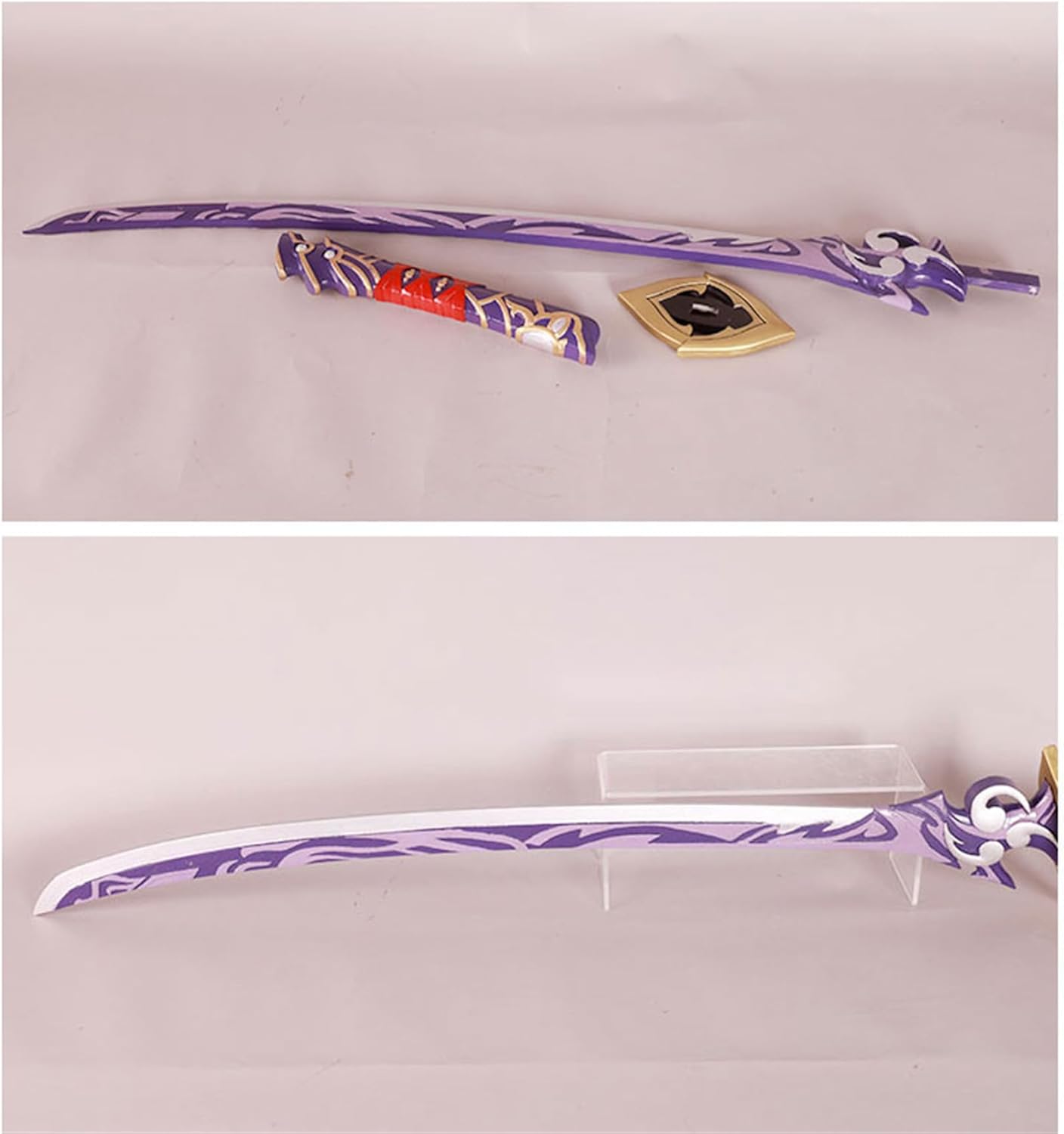 Monenjoy 原神 コスプレ道具 喜多院十文字槍 約181cm トーマ 雷電将軍 元素爆発 アクセサリー PU製造 cosplay 学園祭 イベント ハロウィン COS おもちゃ [並行輸入品] - Monenjoy