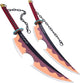 Monenjoy 鬼滅の刃　日輪刀 宇髄天元 82cm 剣士 武士 サムライ 忍者 工芸品 鬼殺隊 武器 インテリア アクセサリー 剣 モデル コスプレ道具 撮影道具 舞台 イベント ハロウィン - Monenjoy