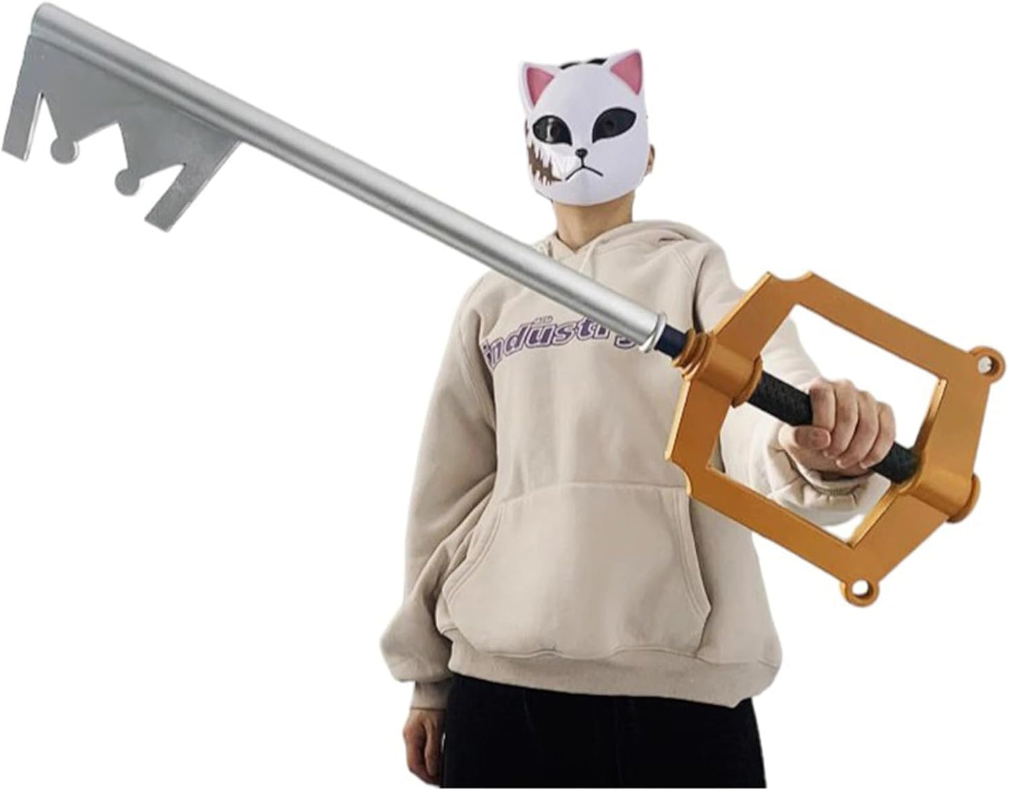 Monenjoy キングダムハーツ ソラ キーブレード 過ぎ去りし思い出 88*22cm 装備 鍵 PU製造 コスプレ道具 撮影道具 おもちゃ 手遊び ハロウィン レプリカ ハロウィン イベント - Monenjoy