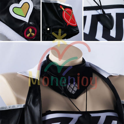 Monenjoy　ゼンレスゾーンゼロ エレン・ジョーウィッグ追加 コスチューム ゼンゼロ/ZZZ　コスプレ 衣装  イベント
