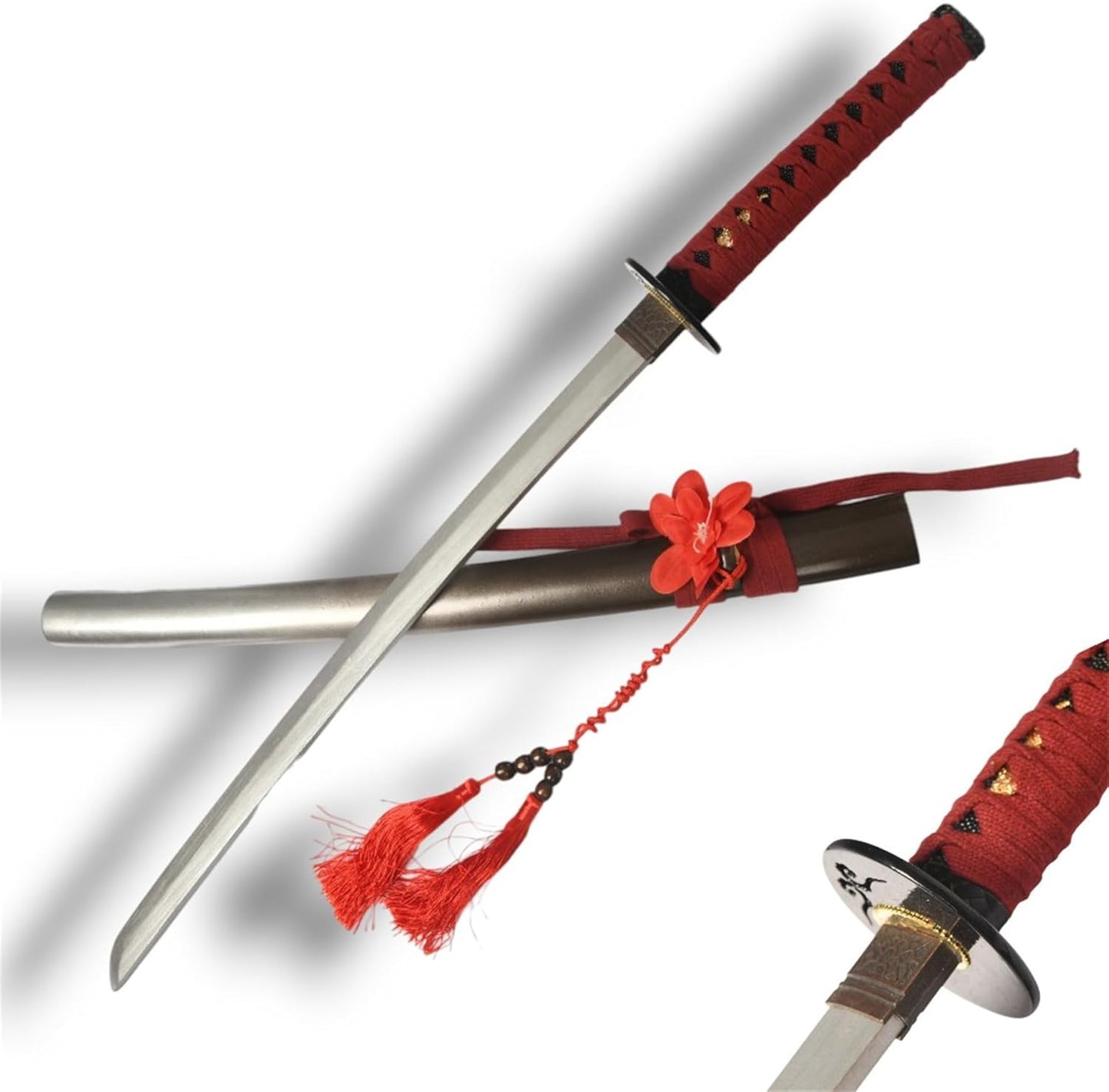 Monenjoy コスプレ道具 刀剣乱舞　 刀剣男子 村雲江 104cm 模擬刀 木刃 目貫有り ハロウィン イベント 舞台道具 工芸品 学園祭 [並行輸入品] - Monenjoy