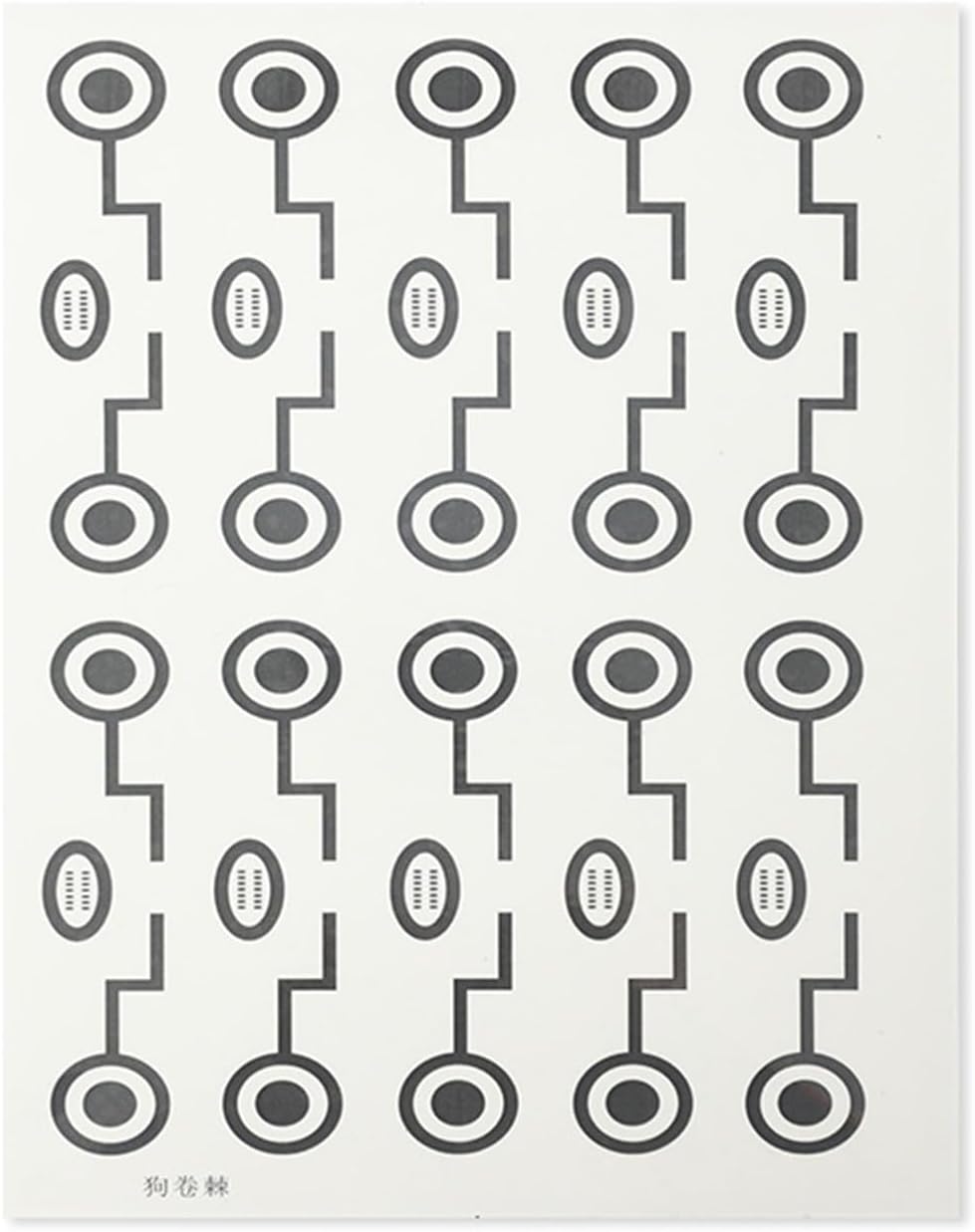 monenjoy 東京卍リベンジャーズ 柴大寿 黒龍 黒白 十字架 コスプレ タト ゥーシール 東リベ 小物 背中 しば たいじゅ 東リべ グッズ 人気 おしゃれ 飾り ファッション ハロウィン イベント 装備品 - Monenjoy