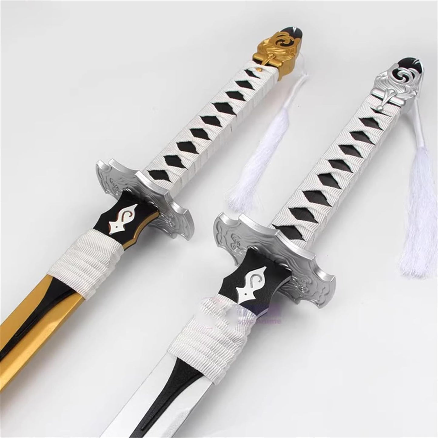 Monenjoy ニーアオートマタ レプリカコスプレ道具　 105cm PU製造 白の契約 黒の誓約 2B 9S 　花火大会 学園祭 ハロウィン 道具 武器 美術刀 ニーアオートマタ コスプレ - Monenjoy