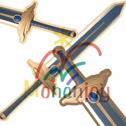 Monenjoy コスプレ道具 葬送のフリーレン ヒンメル 西洋剣 ソード PU製造 110cm 550g 勇者 勇者の剣 コスプレ レプリカ フリーレン 日本刀 手遊び 模擬刀 ハロウィン イベント シュタルク - Monenjoy