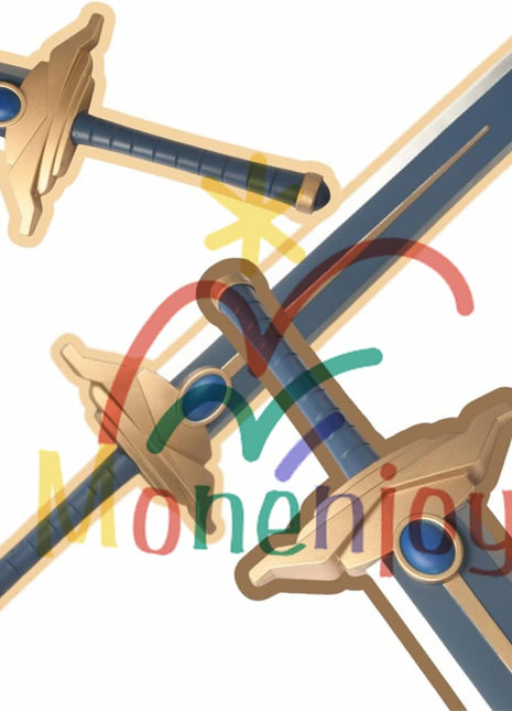 Monenjoy コスプレ道具 葬送のフリーレン ヒンメル 西洋剣 ソード PU製造 110cm 550g 勇者 勇者の剣 コスプレ レプリカ フリーレン 日本刀 手遊び 模擬刀 ハロウィン イベント シュタルク - Monenjoy