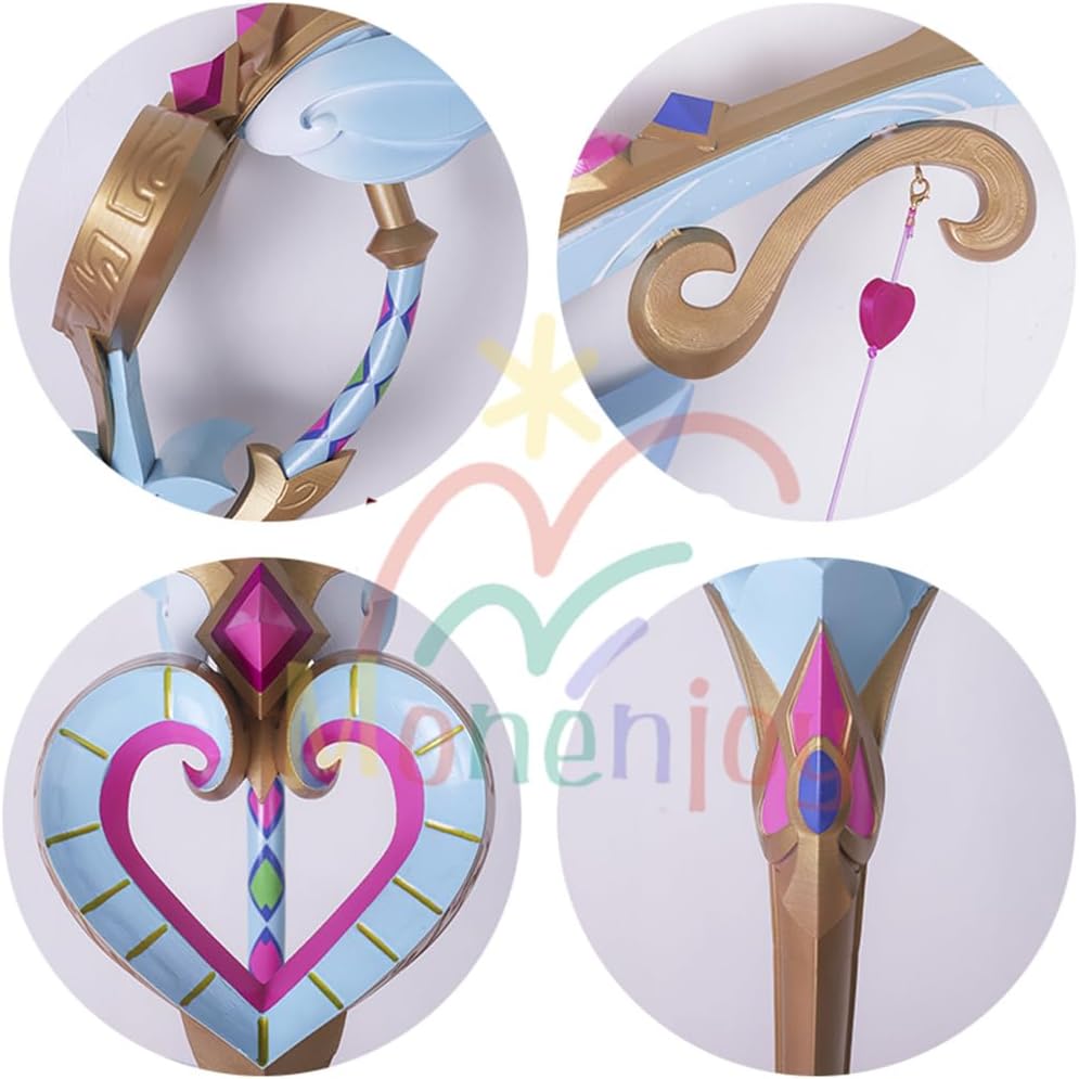 Monenjoy 原神 白雨心弦　コスプレ道具　はくうしんげん 弓 100cm PLA＋PVC材質 1:1レプリカ シグウィン モデル ハロウィン 舞台道具　 - Monenjoy