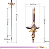Monenjoy 原神　喜多院十文字槍 コスプレ道具 約181cm トーマ 雷電将軍 元素爆発 アクセサリー PU製造 cosplay 学園祭 イベント ハロウィン COS おもちゃ - Monenjoy