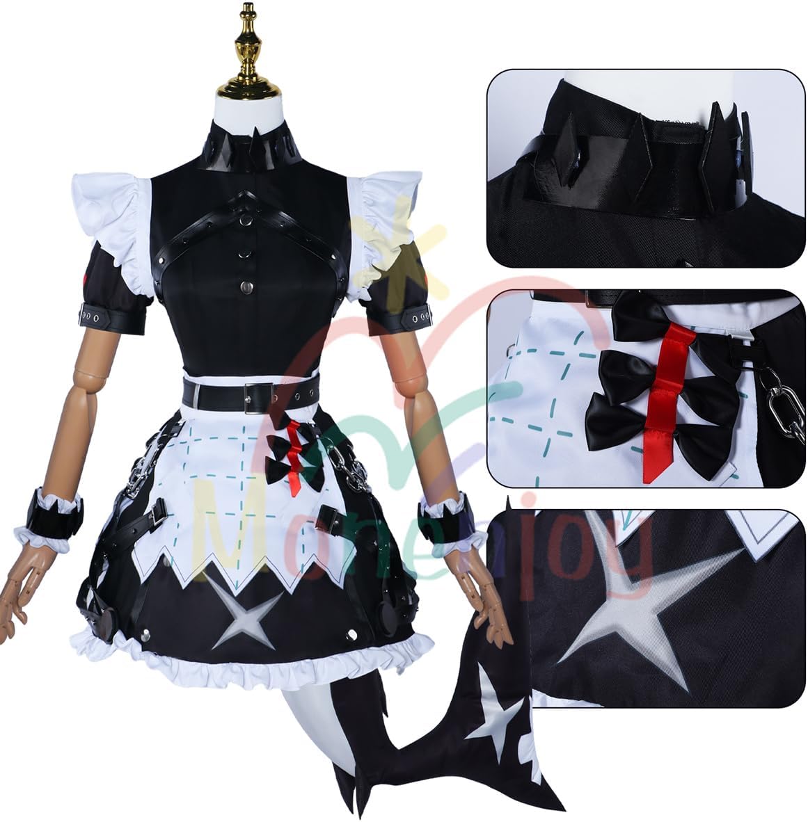 Monenjoy　ゼンレスゾーンゼロ エレン・ジョーウィッグ追加 コスチューム ゼンゼロ/ZZZ　コスプレ 衣装 イベント - Monenjoy