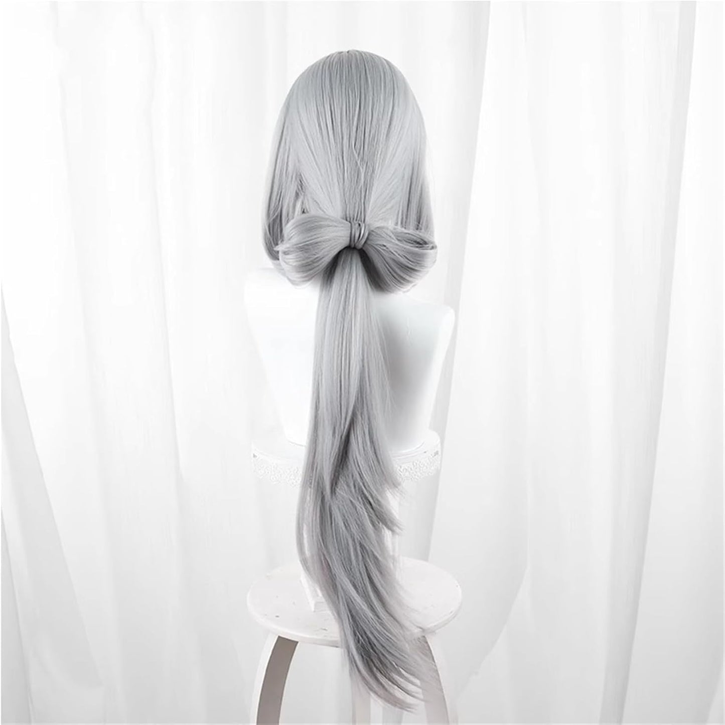 Monenjoy 崩壊スターレイル 桂乃芬 ウィッグ 80cm ロング 自然 ショート ボブ フルウィッグ ストレート ウイッグ wig かつら フルウィッグ ミディアム セミロング - Monenjoy