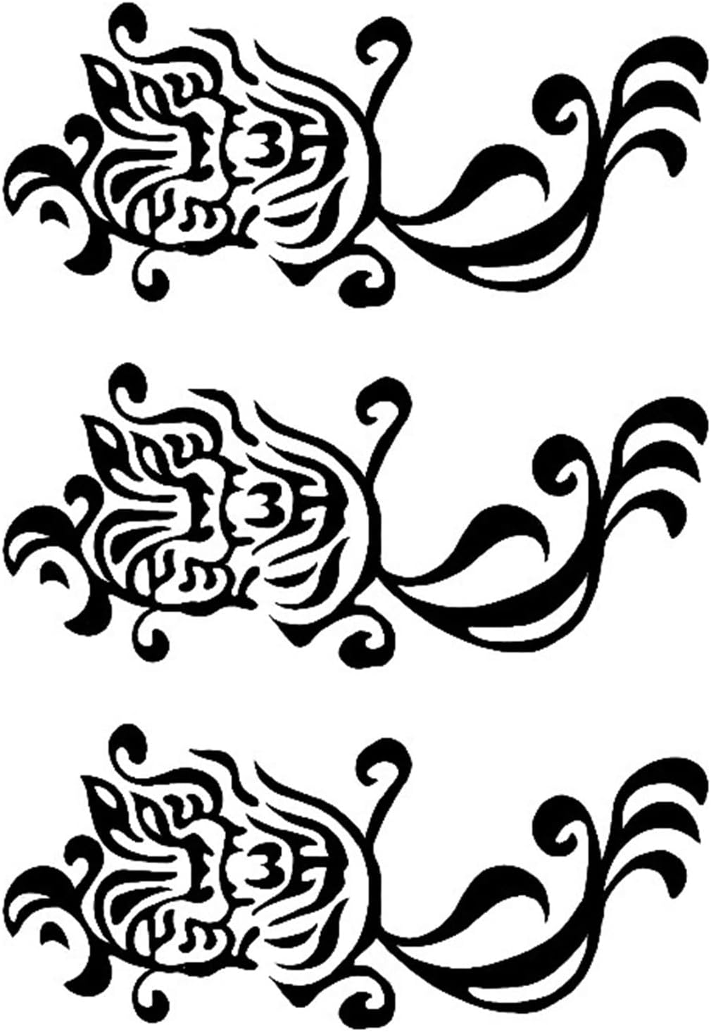 monenjoy 東京卍リベンジャーズ 柴大寿 黒龍 黒白 十字架 コスプレ タト ゥーシール 東リベ 小物 背中 しば たいじゅ 東リべ グッズ 人気 おしゃれ 飾り ファッション ハロウィン イベント 装備品 - Monenjoy