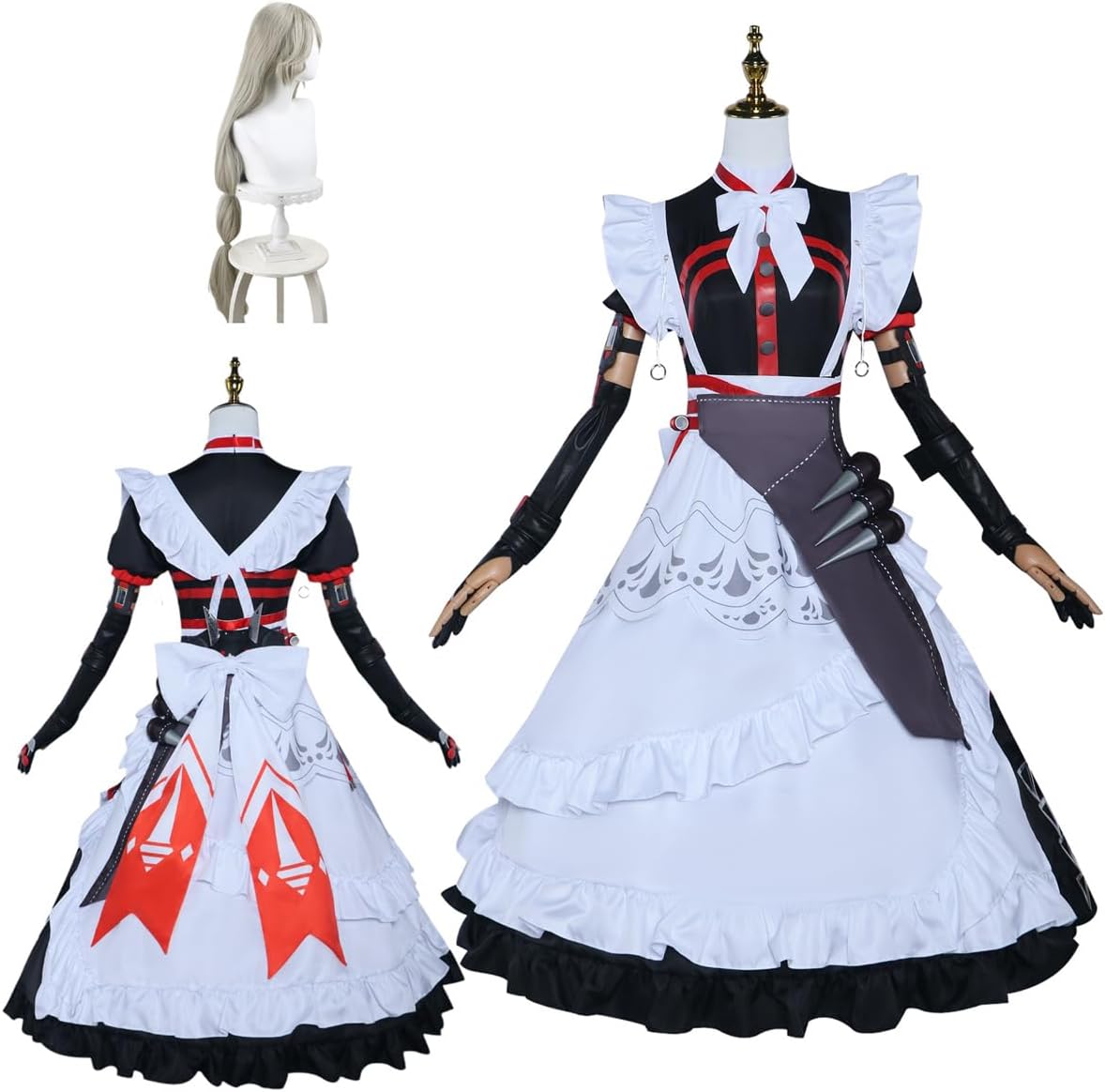 Monenjoy　ゼンレスゾーンゼロ エレン・ジョーウィッグ追加 コスチューム ゼンゼロ/ZZZ　コスプレ 衣装 イベント - Monenjoy