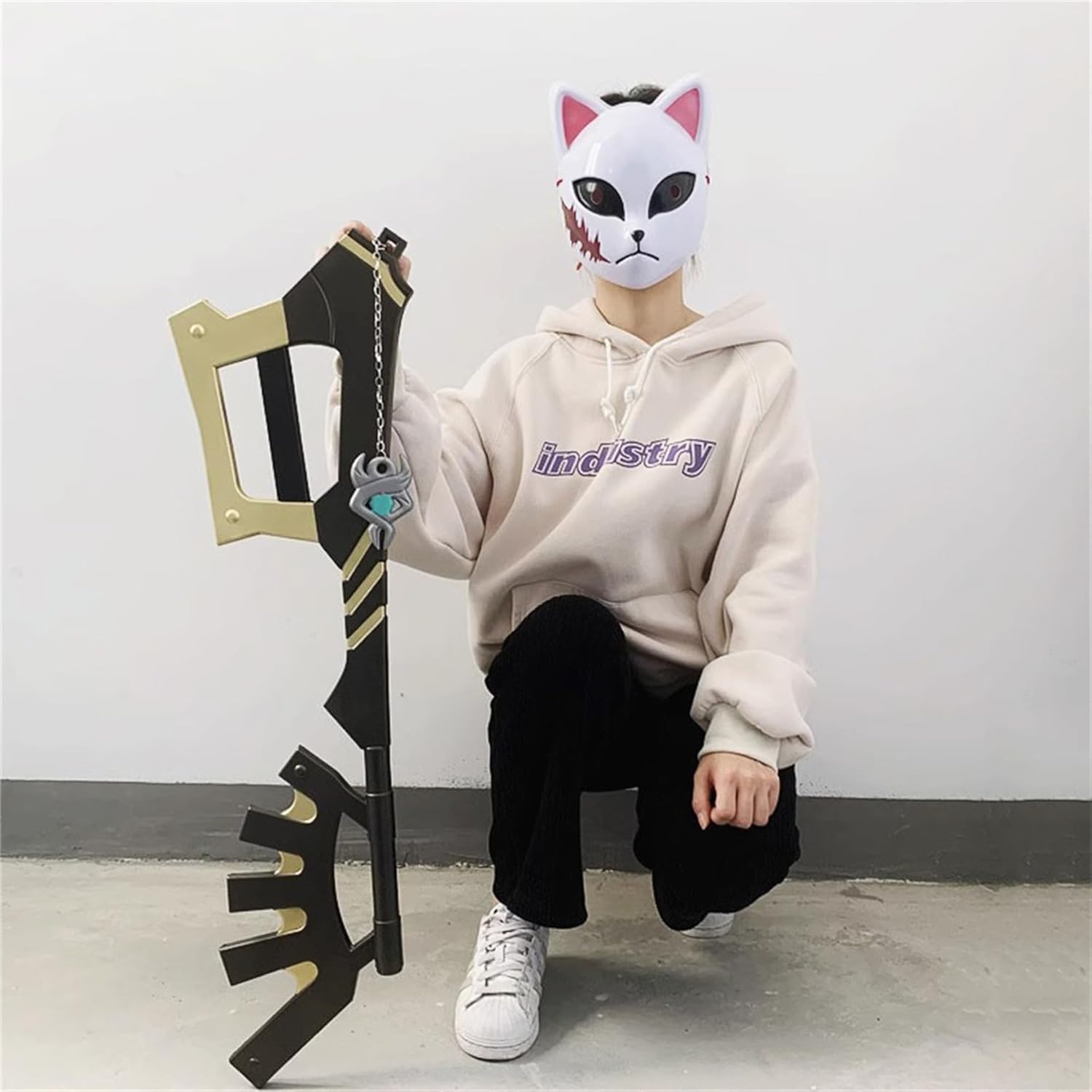 Monenjoy キングダムハーツ ソラ キーブレード 過ぎ去りし思い出 88*22cm 装備 鍵 PU製造 コスプレ道具 撮影道具 おもちゃ 手遊び ハロウィン レプリカ ハロウィン イベント - Monenjoy