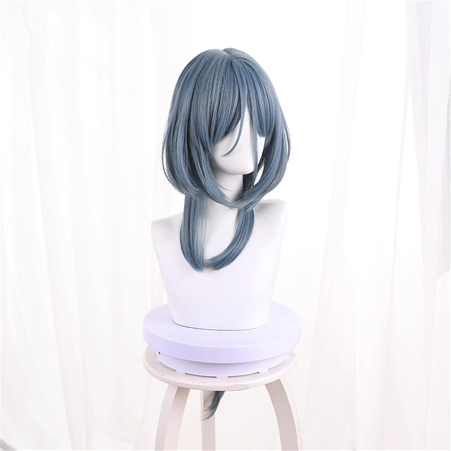 Monenjoy 崩壊スターレイル 桂乃芬 ウィッグ 80cm ロング 自然 ショート ボブ フルウィッグ ストレート ウイッグ wig かつら フルウィッグ ミディアム セミロング - Monenjoy