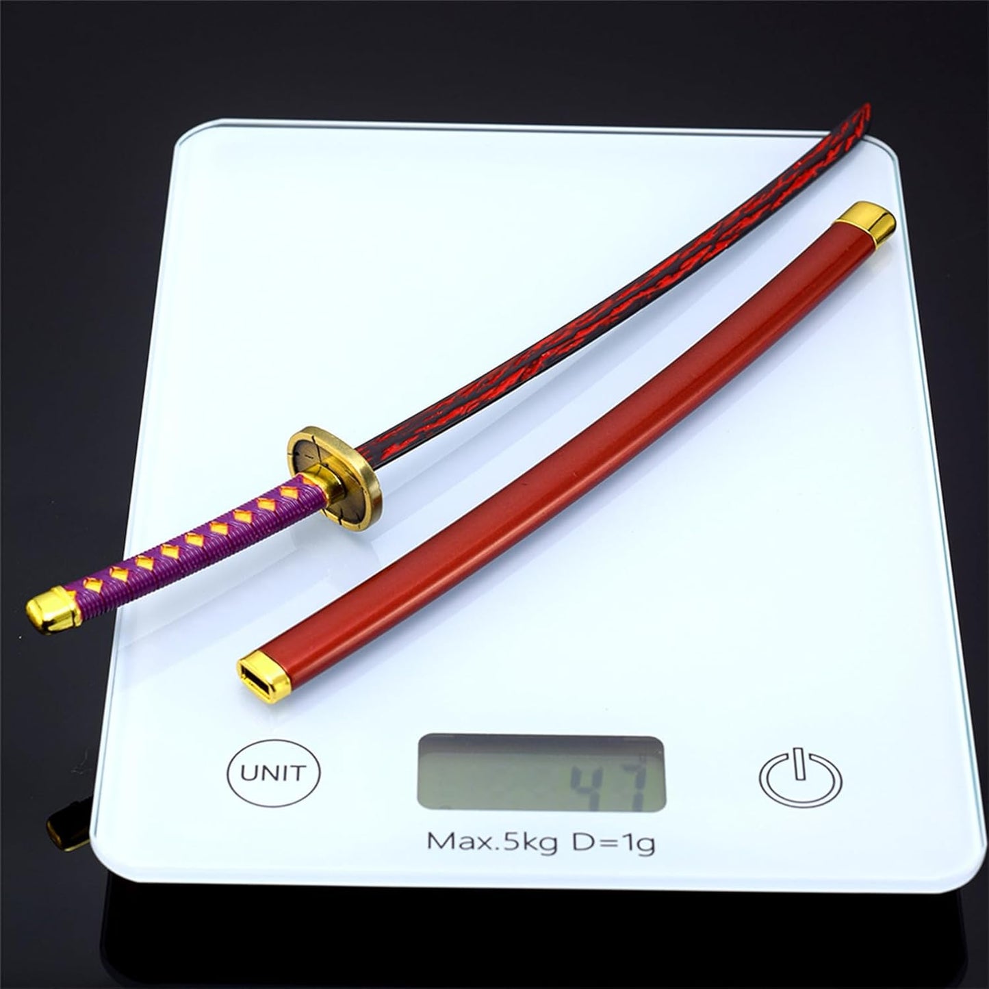 monenjoy BLEACH（ブリーチ） ミニチュア 山本元柳斎重國 流刃若火 最古の斬魄刀 26m アクセサリー メタル キーホルダー ミニ武器 プレゼント ギフト お礼 キーチェーン 男性 手遊び 工具 合金 おもちゃ - Monenjoy