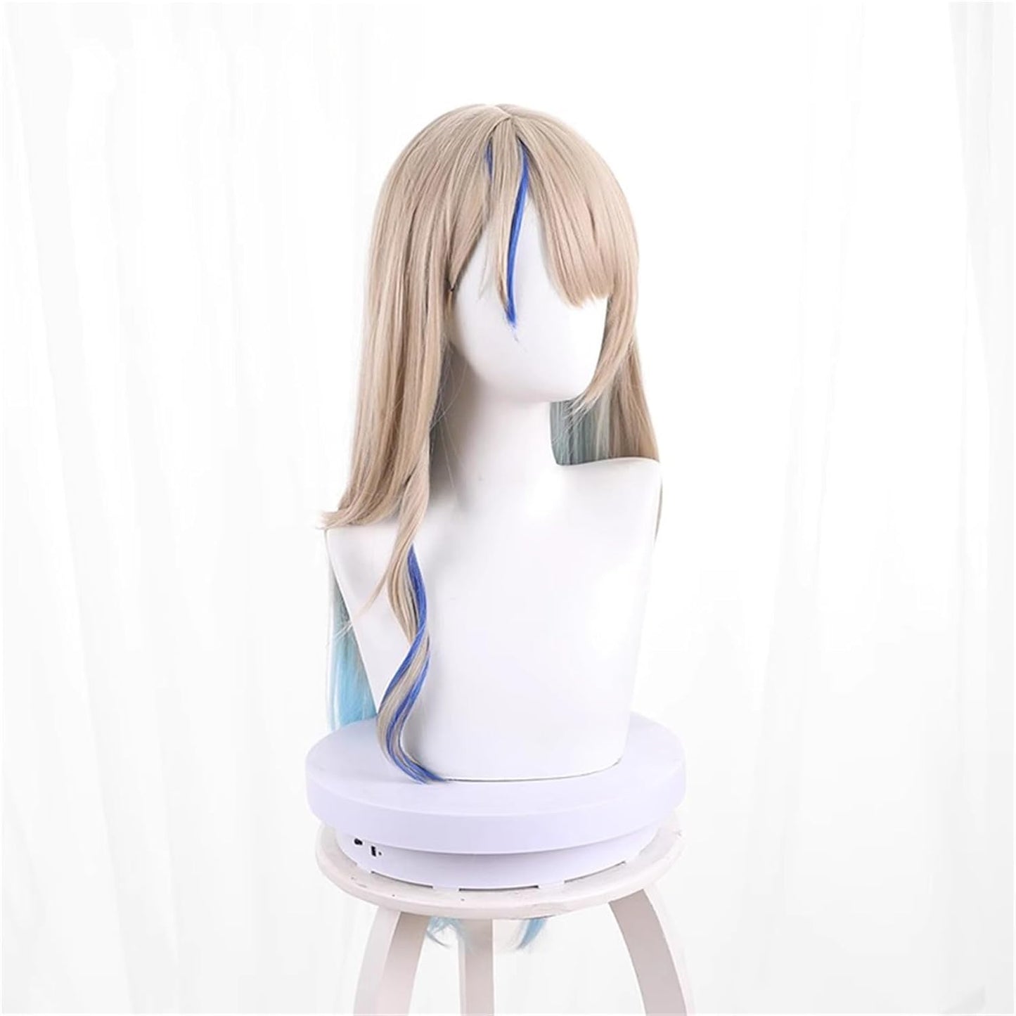 Monenjoy 崩壊スターレイル 桂乃芬 ウィッグ 80cm ロング 自然 ショート ボブ フルウィッグ ストレート ウイッグ wig かつら フルウィッグ ミディアム セミロング - Monenjoy