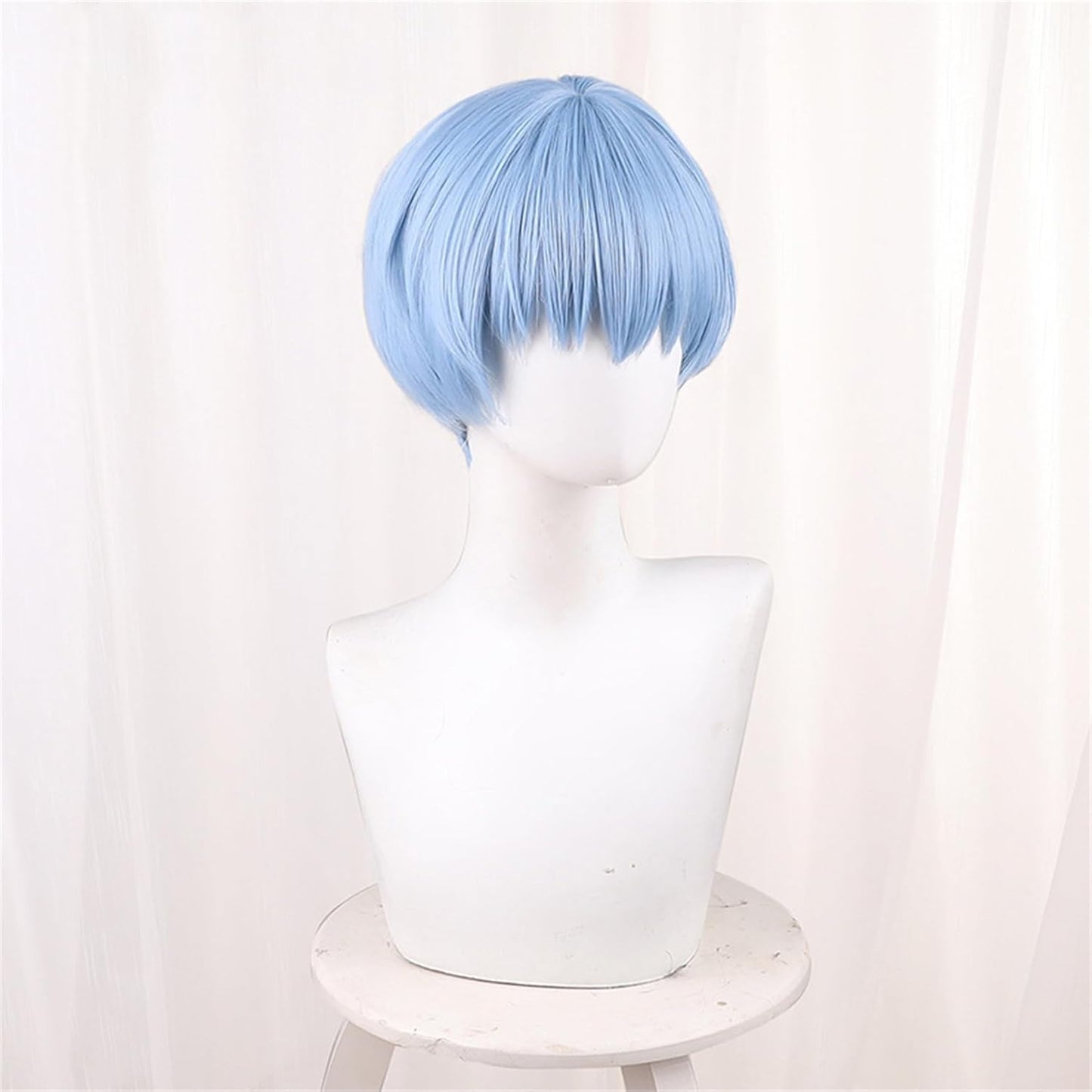 Monenjoy 葬送のフリーレン フリーレン ポニーテール ウィッグ ロング 自然 グラデーション フルウィッグ バレない セミロング ミディアム 可愛い ハイトーンカラー ハイライト かつら - Monenjoy