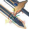 Monenjoy コスプレ道具 葬送のフリーレン ヒンメル 西洋剣 ソード PU製造 110cm 550g 勇者 勇者の剣 コスプレ レプリカ フリーレン 日本刀 手遊び 模擬刀 ハロウィン イベント シュタルク - Monenjoy