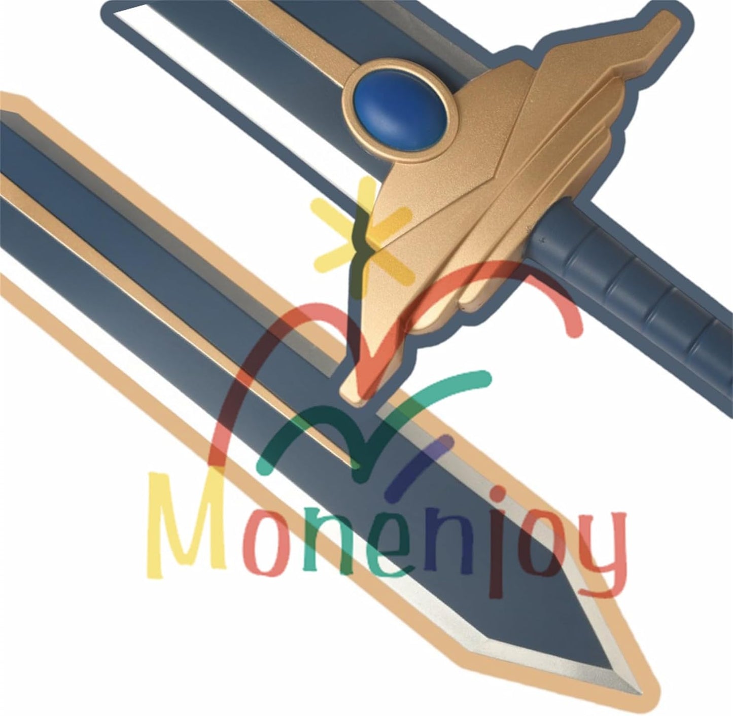 Monenjoy コスプレ道具 葬送のフリーレン ヒンメル 西洋剣 ソード PU製造 110cm 550g 勇者 勇者の剣 コスプレ レプリカ フリーレン 日本刀 手遊び 模擬刀 ハロウィン イベント シュタルク - Monenjoy