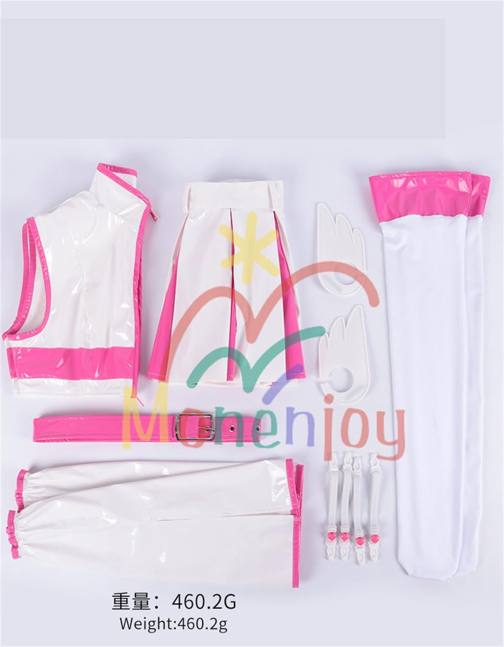 Monenjoy 2.5次元の誘惑 にごリリ 天乃リリサ コスチューム JK服 高校服　翼付　コスプレ衣装 髪飾り付 cosplay ハロウィン クリスマス 仮装 イベント - Monenjoy