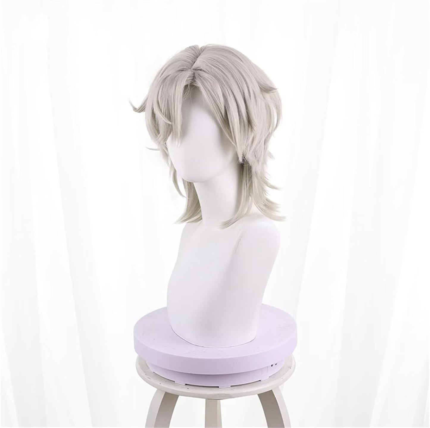 Monenjoy 崩壊スターレイル 桂乃芬 ウィッグ 80cm ロング 自然 ショート ボブ フルウィッグ ストレート ウイッグ wig かつら フルウィッグ ミディアム セミロング - Monenjoy