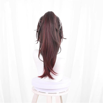 Monenjoy 崩壊スターレイル 桂乃芬 ウィッグ 80cm ロング 自然 ショート ボブ フルウィッグ ストレート ウイッグ wig かつら フルウィッグ ミディアム セミロング - Monenjoy