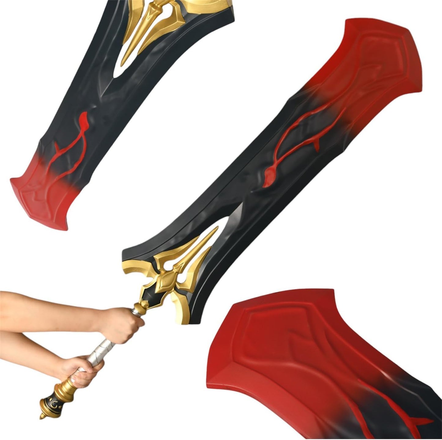 Monenjoy コスプレ道具 崩壊スターレイル 雲璃 うんり 剣140*18cm PU製造 1:1レプリカ 道具 武器 モデル ハロウィン イベント 工芸品 - Monenjoy