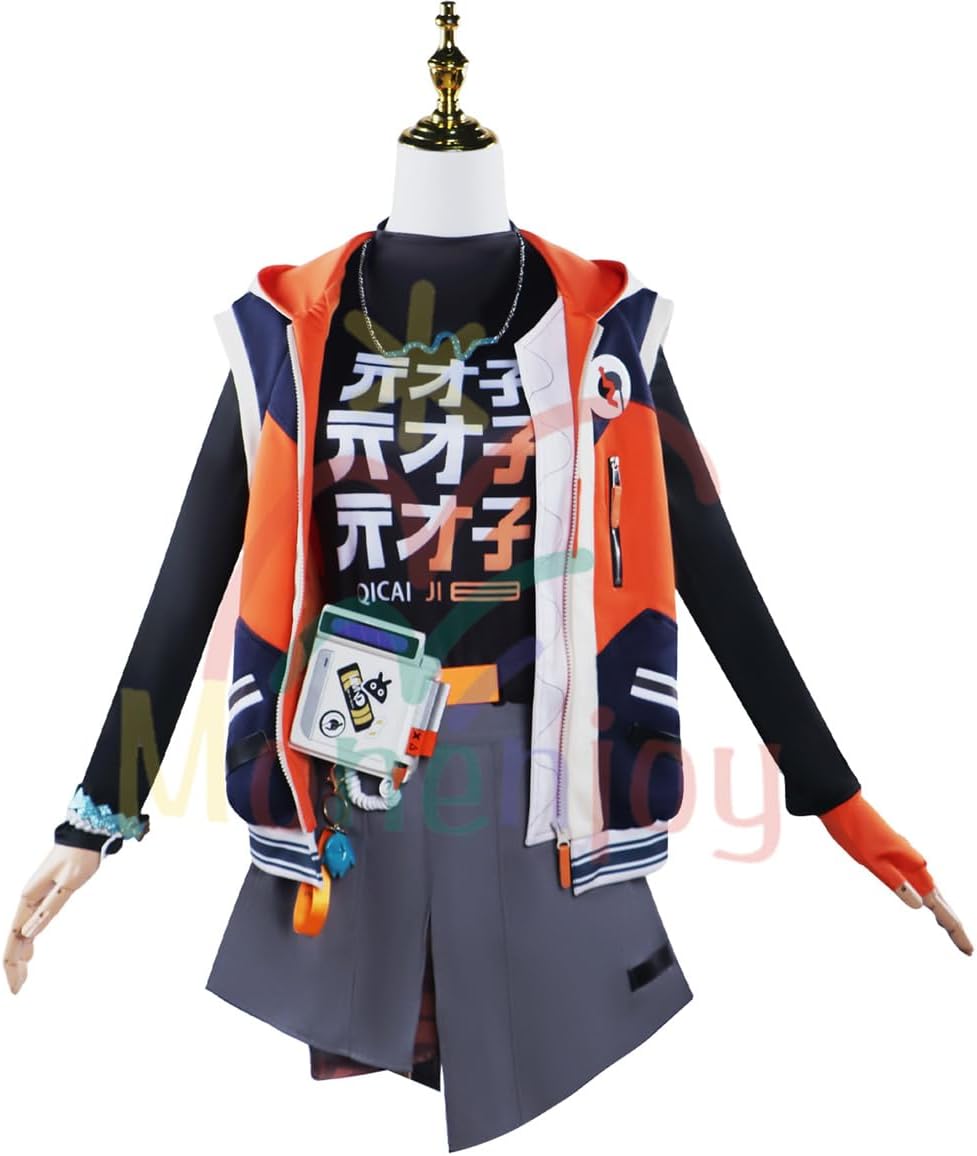 Monenjoy　ゼンレスゾーンゼロ エレン・ジョーウィッグ追加 コスチューム ゼンゼロ/ZZZ　コスプレ 衣装 イベント - Monenjoy