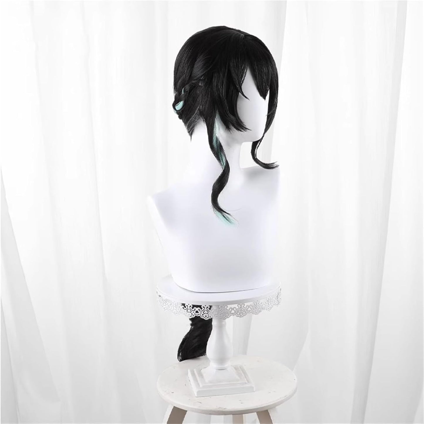 Monenjoy 崩壊スターレイル 桂乃芬 ウィッグ 80cm ロング 自然 ショート ボブ フルウィッグ ストレート ウイッグ wig かつら フルウィッグ ミディアム セミロング - Monenjoy