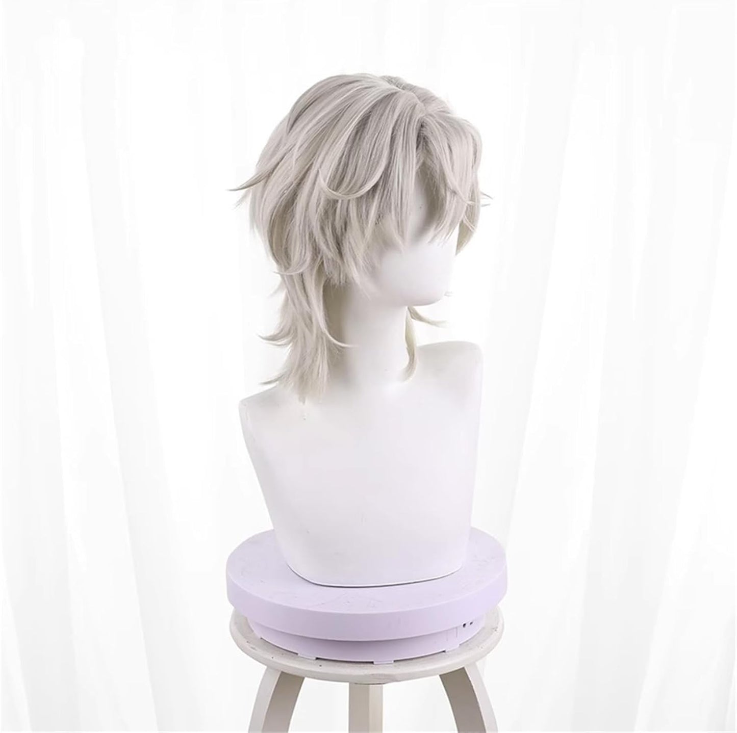 Monenjoy 崩壊スターレイル 桂乃芬 ウィッグ 80cm ロング 自然 ショート ボブ フルウィッグ ストレート ウイッグ wig かつら フルウィッグ ミディアム セミロング - Monenjoy