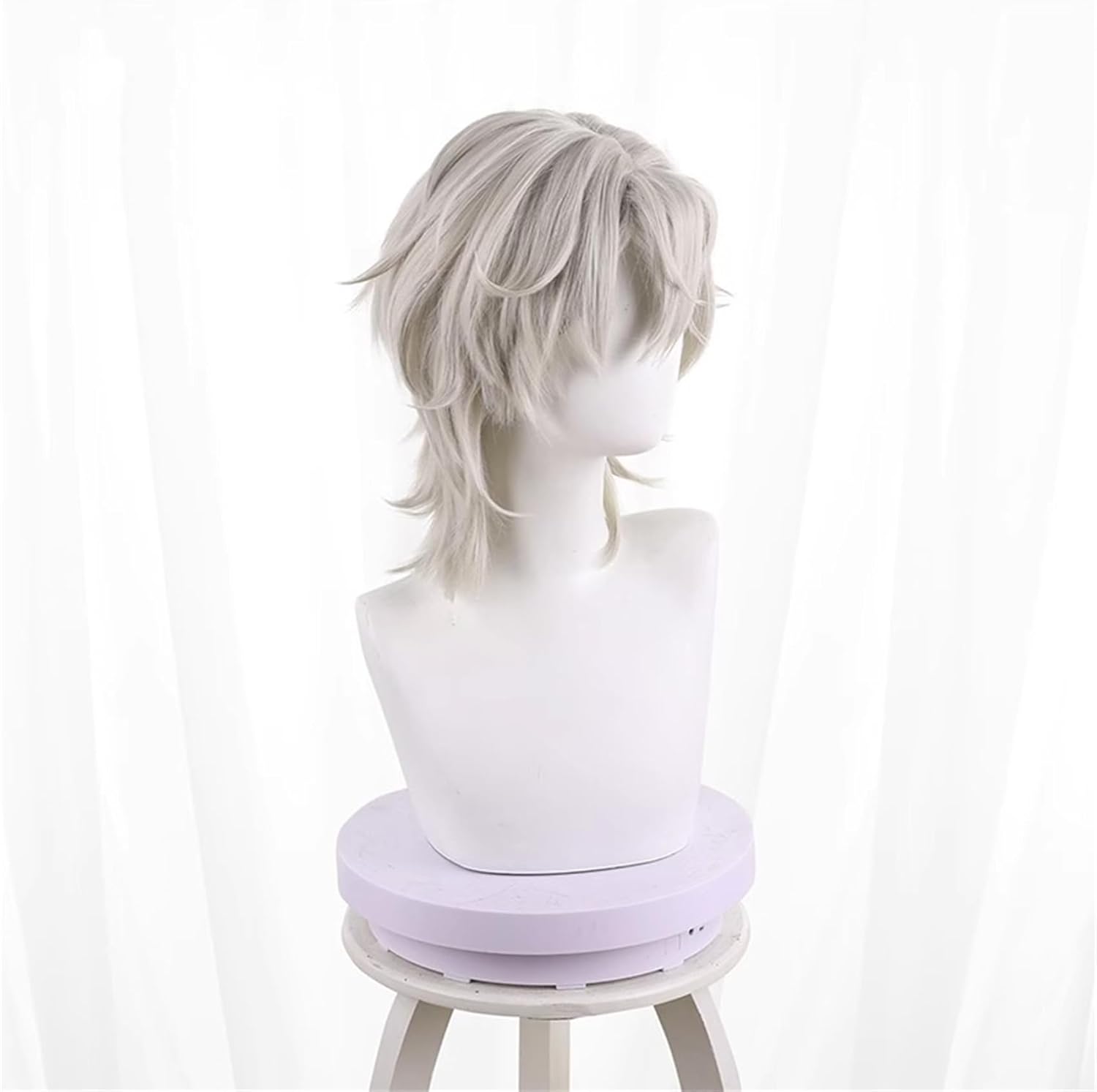 Monenjoy 崩壊スターレイル 桂乃芬 ウィッグ 80cm ロング 自然 ショート ボブ フルウィッグ ストレート ウイッグ wig かつら フルウィッグ ミディアム セミロング - Monenjoy