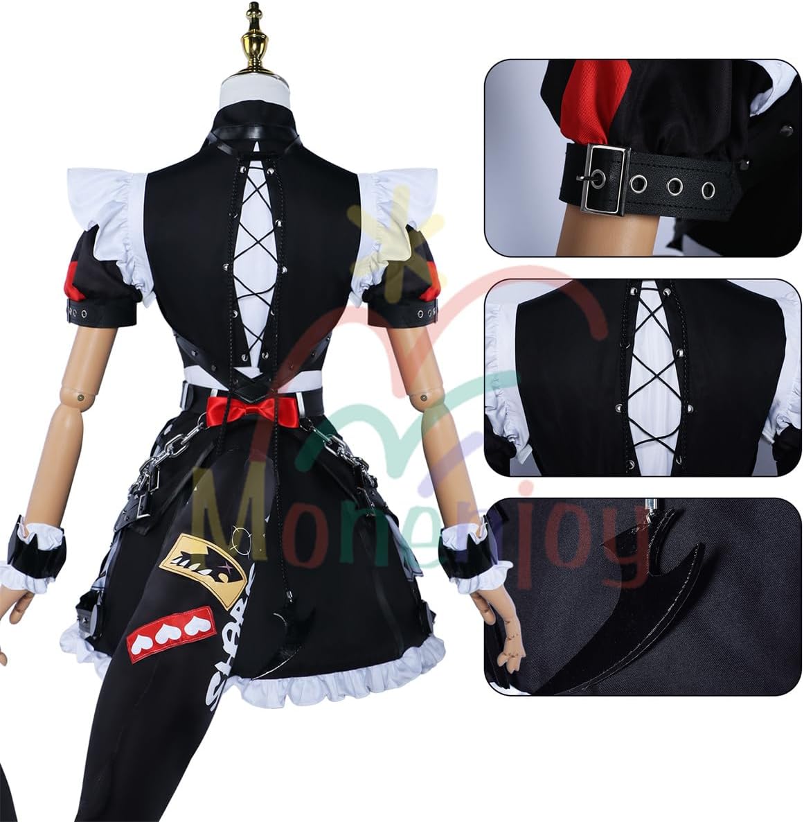 Monenjoy　ゼンレスゾーンゼロ エレン・ジョーウィッグ追加 コスチューム ゼンゼロ/ZZZ　コスプレ 衣装 イベント - Monenjoy