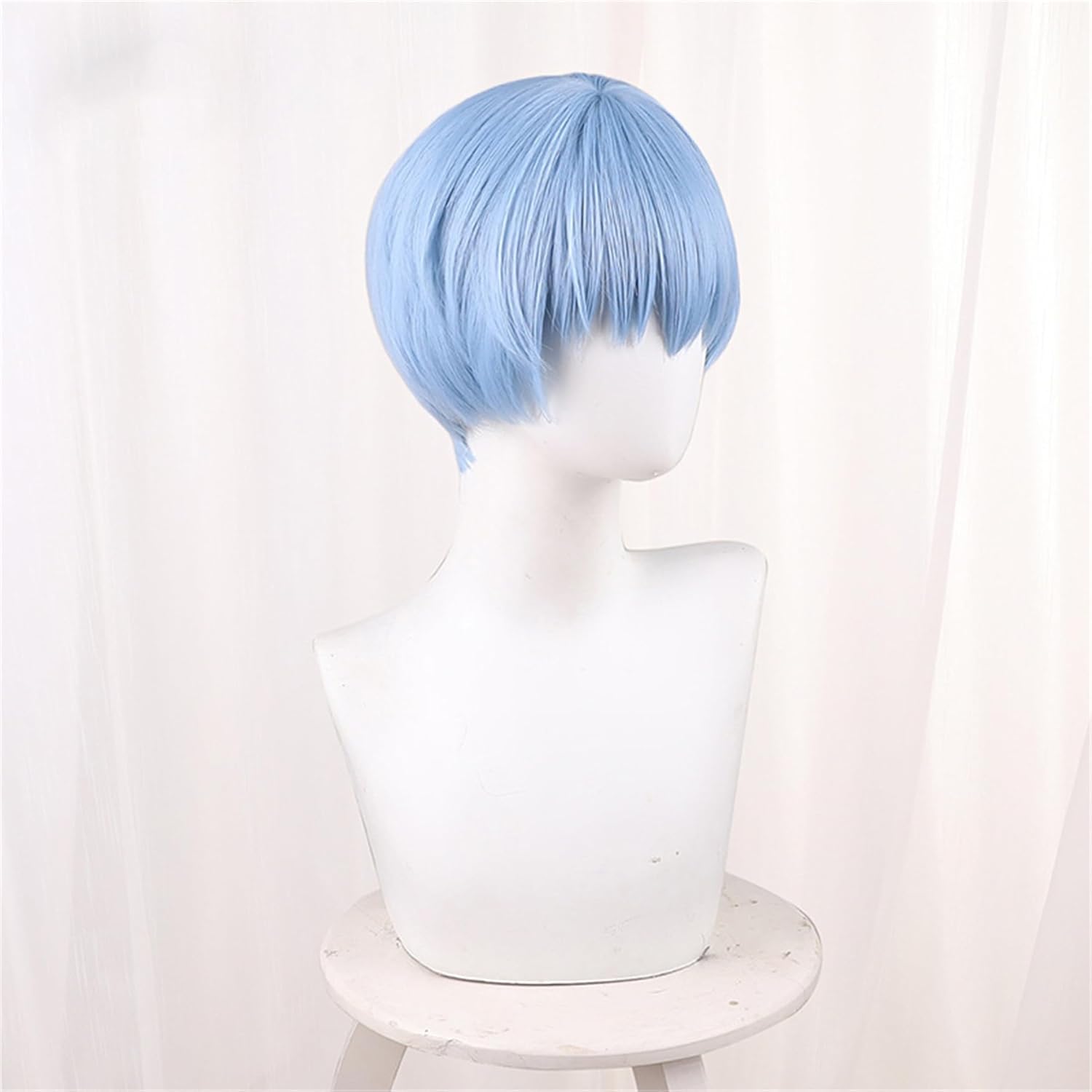 Monenjoy 葬送のフリーレン フリーレン ポニーテール ウィッグ ロング 自然 グラデーション フルウィッグ バレない セミロング ミディアム 可愛い ハイトーンカラー ハイライト かつら - Monenjoy