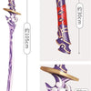 Monenjoy 原神 コスプレ道具 喜多院十文字槍 約181cm トーマ 雷電将軍 元素爆発 アクセサリー PU製造 cosplay 学園祭 イベント ハロウィン COS おもちゃ [並行輸入品] - Monenjoy