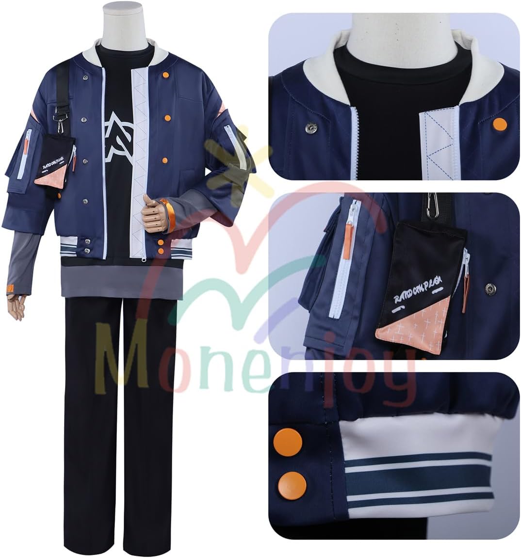 Monenjoy　ゼンレスゾーンゼロ エレン・ジョーウィッグ追加 コスチューム ゼンゼロ/ZZZ　コスプレ 衣装 イベント - Monenjoy