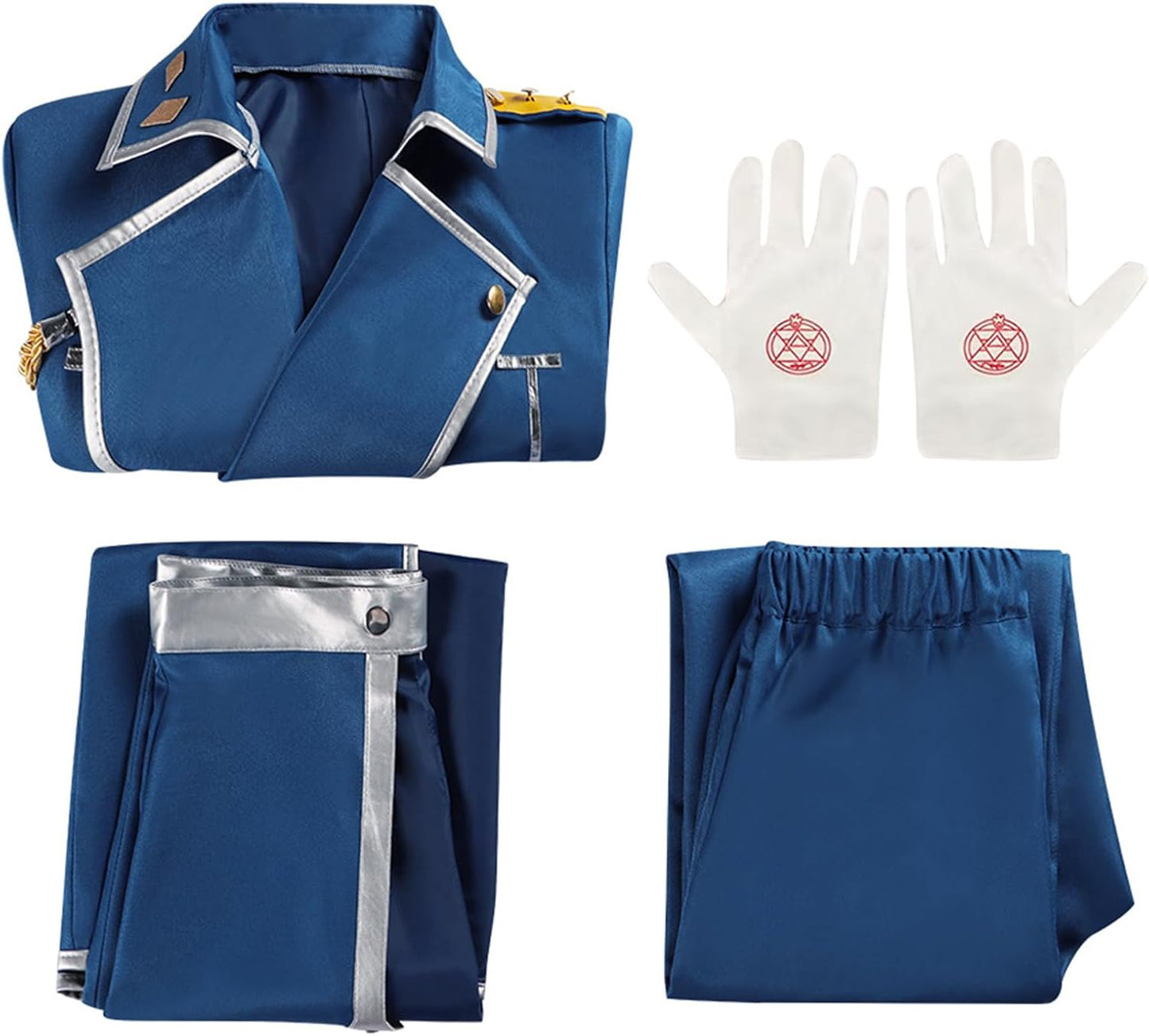 monenjoy 鋼の錬金術師師エドワード コスプレ エドワード・エルリック コスチューム ハガレン COS 学園祭 ハロウィン 舞台衣装 撮影 - Monenjoy