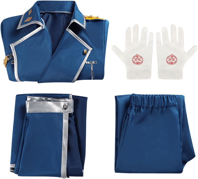 monenjoy 鋼の錬金術師師エドワード コスプレ エドワード・エルリック コスチューム ハガレン COS 学園祭 ハロウィン 舞台衣装 撮影 - Monenjoy