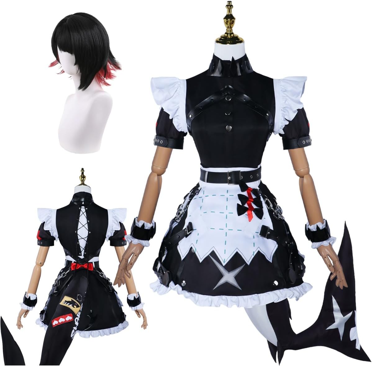 Monenjoy　ゼンレスゾーンゼロ エレン・ジョーウィッグ追加 コスチューム ゼンゼロ/ZZZ　コスプレ 衣装 イベント - Monenjoy