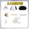Monenjoy KPOP Girls! Demon Hunters Rumi Mila Zoe Cosplay Costume Stage Clothes Black Sparkly Live Clothes KPop Demon Hunters